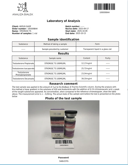Premium Brand STROMUSC Test Suspension(TP12,TI24,TPP24,TD40)100mg/ml For Bodybuilding suppliers